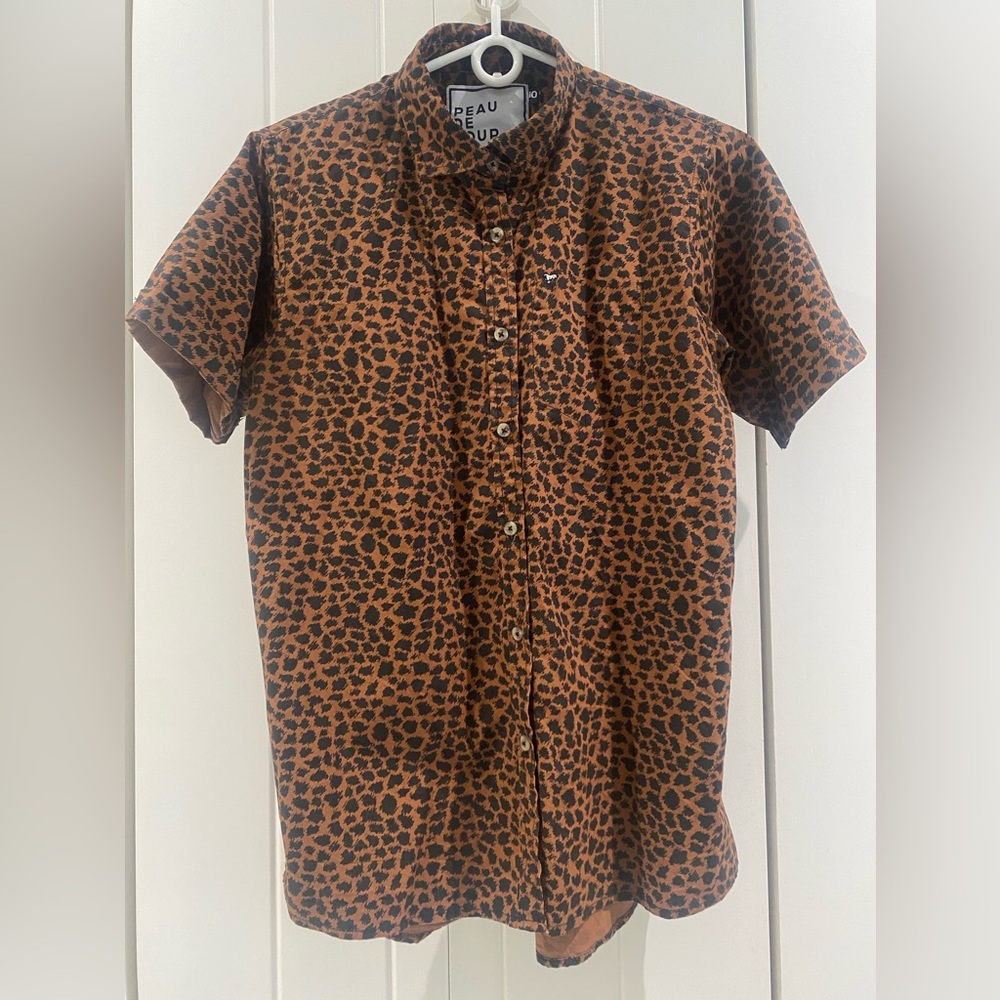 Peau du Loup leopard print shirt